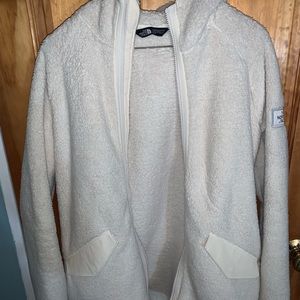 NorthFace fleece jacket with hood. Women’s medium.